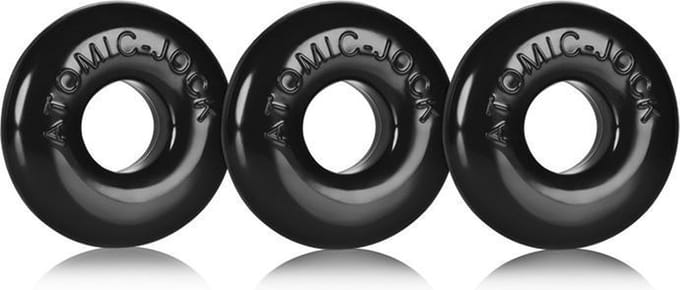 Oxballs - Ringer of Do-Nut 1 3-pack Zwart