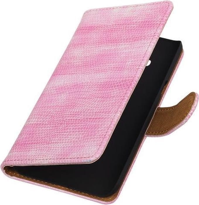 Samsung Galaxy J3 - Mini Slang Roze Booktype Wallet Hoesje