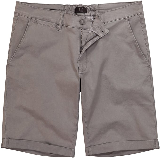 JP 1880 - Heren - Chino-bermuda Buik-Fit Regular Fit - Grijs - Maat 68