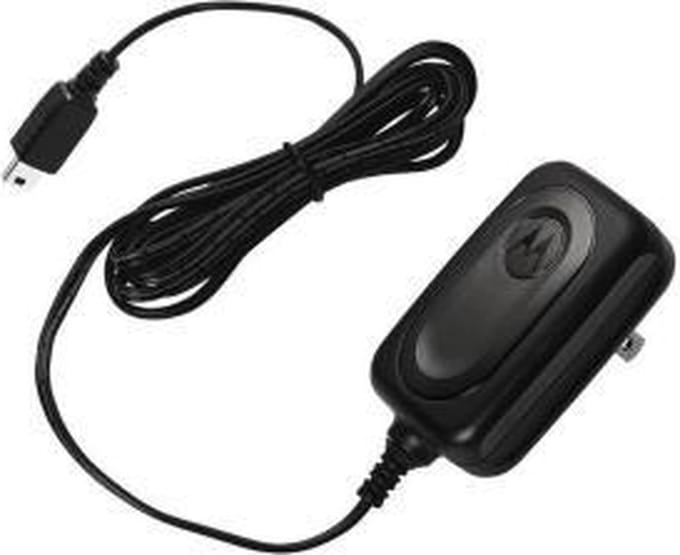 CH700B V3/E680 Motorola Travel Charger 550 mA Black Bulk