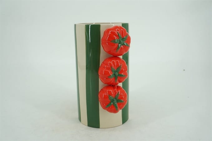 HomeBound by KY | Aardewerk vaas tomatoes | bloemenvaas | vaas tomatoes
