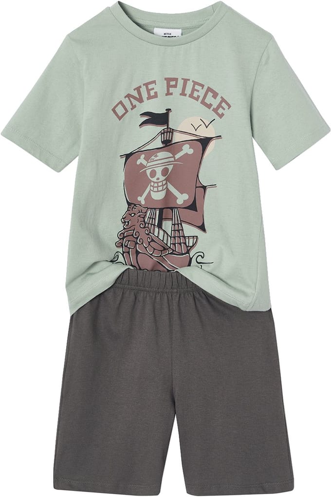 ONE PIECE Pyjashort One Piece® met twee kleuren