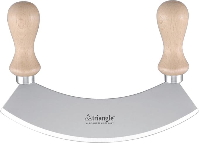 Triangle Wiegemes 23cm – Ambachtelijk Solingen Staal met Beukenhout Heft