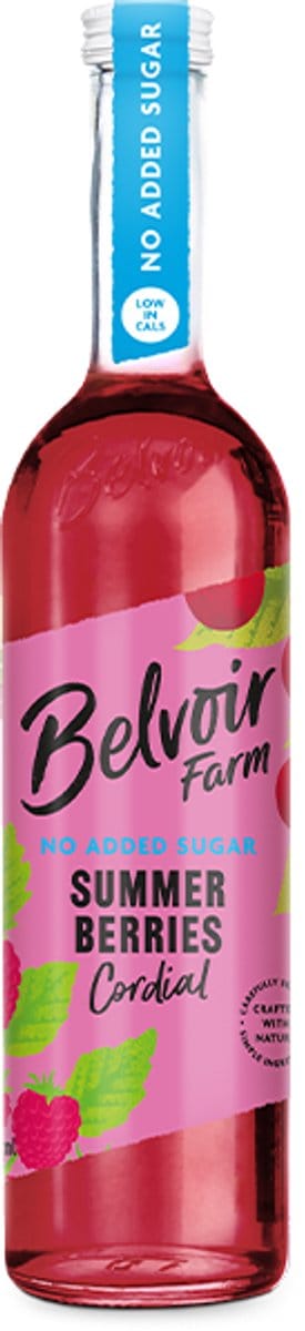 Belvoir no added sugar summer berries cordial (6x 500ml)