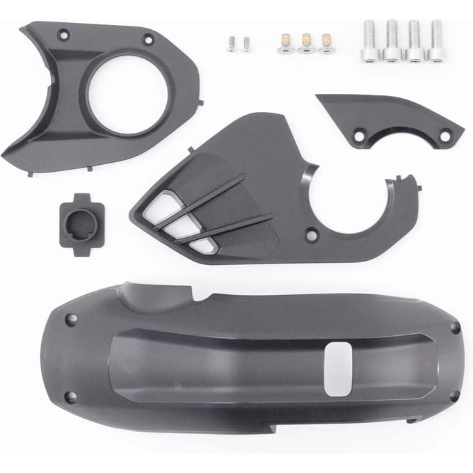 Aluminium motorbeschermingsstekkerset links rechts Haibike E-Bike