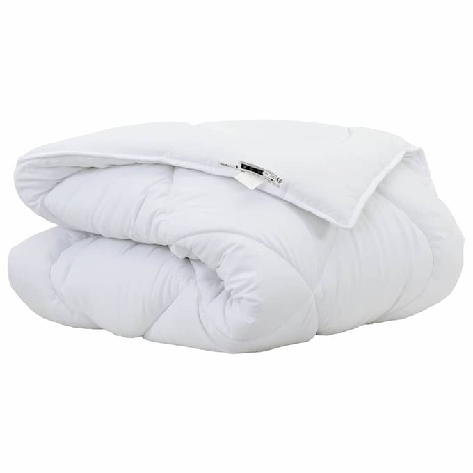 vidaXL - Winter - Duvet - 200 - x - 155 - x - 5 - cm - Winter - Polyester - Wit - Ademend