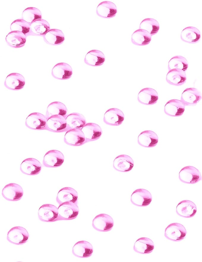 HOBI - Platte fuchsia regendruppelparels 50 gr
