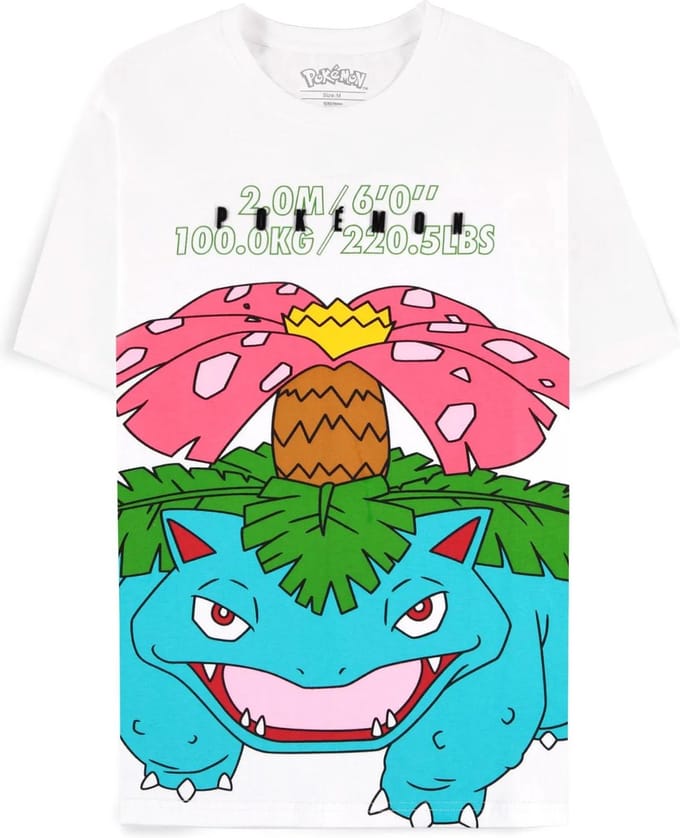Pokémon - Venusaur Dames T-shirt - M - Wit