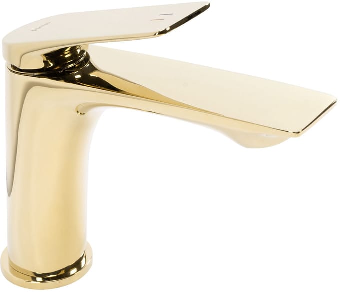 Rea Avalon Laag - Wastafelkraan - Gouden - 17,5 X 17,5 X 16 Cm