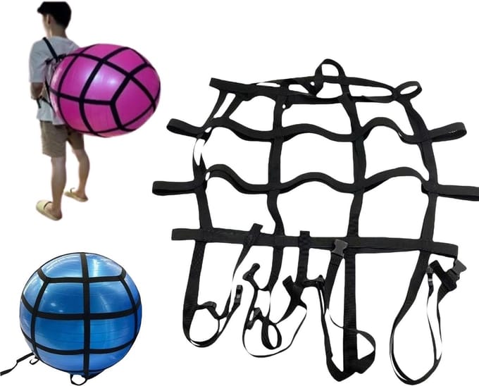 Yogabal Riem - Fitness Bal Hulpband - Pilates Balans Training - Verstelbare Draagbare Band