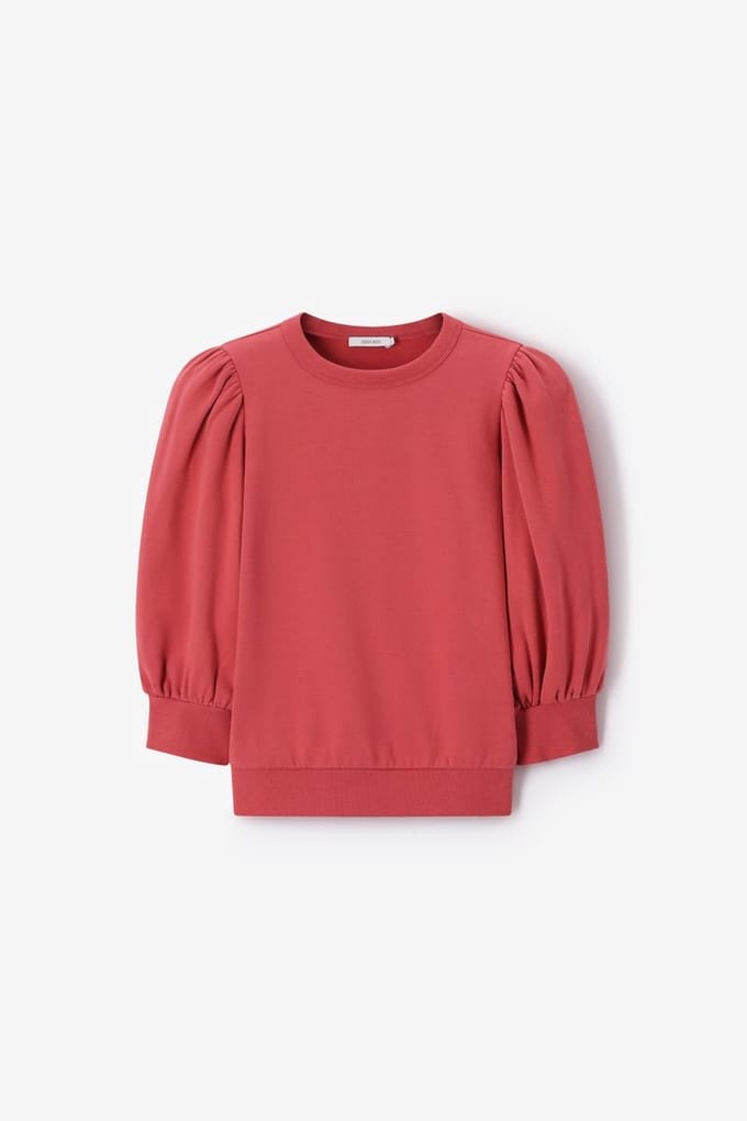 Sissy-Boy - Rode sweater met pofmouwen