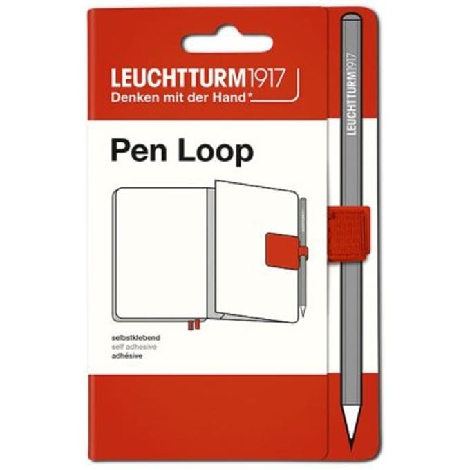 Leuchtturm1917 pen loop zelfklevende pennenlus vos rood