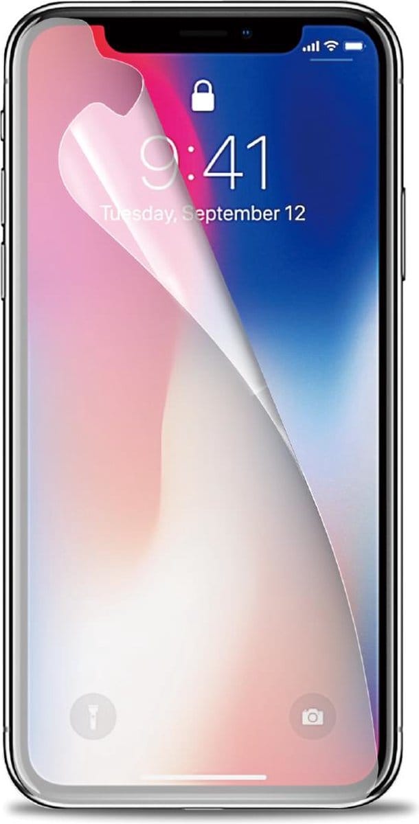 Screenprotector voor iPhone Xs/X - Polyester - Celly
