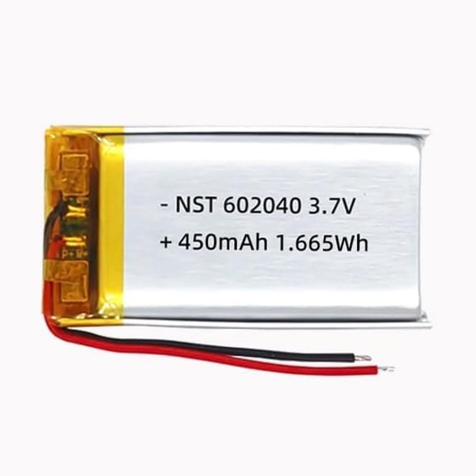 Polymeer Lithium Batterij - Oplaadbare Energiebron - Hond Training Apparaat - Compact Ontwerp - 6x20x40mm