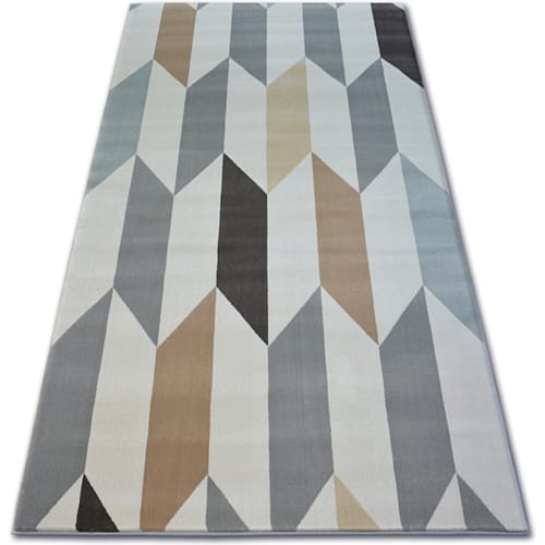 Kleden Rugsx Tapijt ARGENT - W4937 Ruit crèmee 160x220 cm