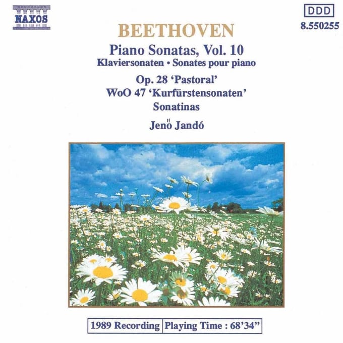 Jeno Jandó - Beethoven: Piano Sonatas 10 (CD)
