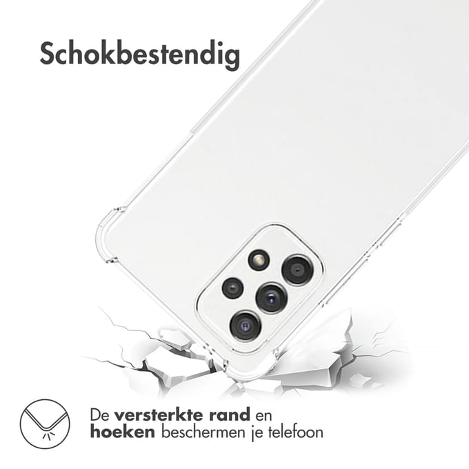 imoshion Hoesje - Geschikt voor Samsung Galaxy A53 - Shockproof Case - Transparant