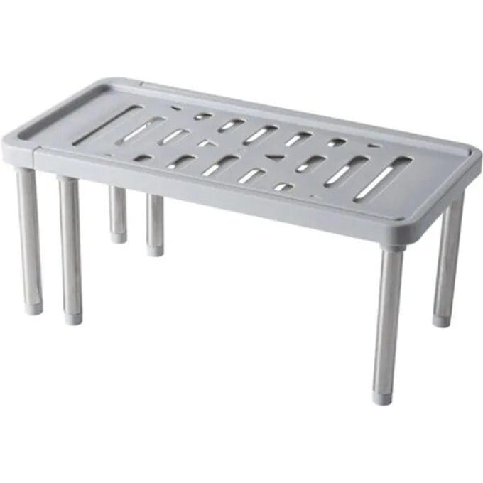 Étagère de cuisine rétractable, 1 pièce, armoire multifonctionnelle domestique, support de bouteilles d'assaisonnement, support de rangement gris