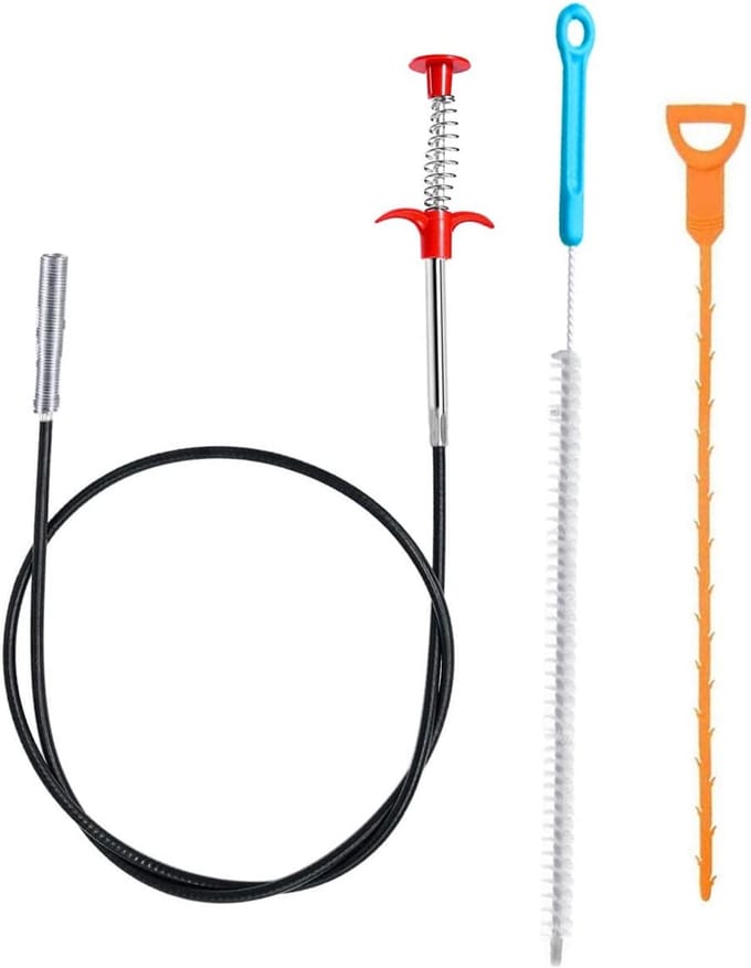 Flexibele Afvoerontstopper Set voor Keuken en Badkamer