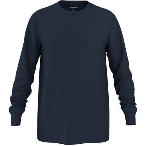 ESMARA MEN Heren longsleeve (Marineblauw, M)