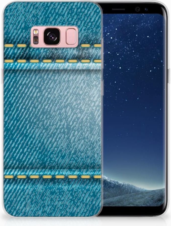 Samsung Galaxy S8 Silicone Back Cover Jeans