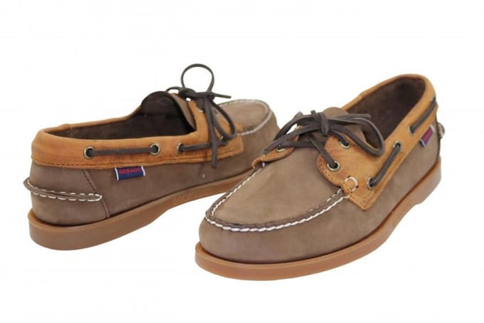 Sebago Bootschoenen - Sebago portland rookies dk brown docksid