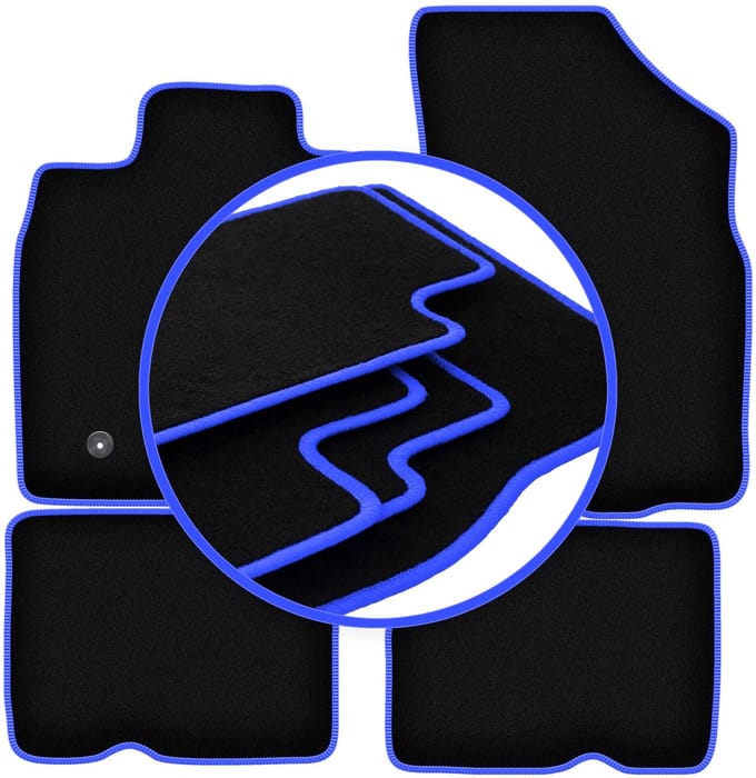 CARLUX-BLUE automatten voor: Dacia Duster I 4WD SUV (2010-2018)