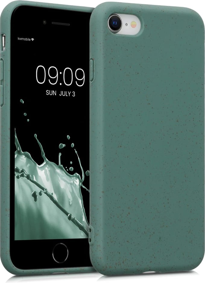 kalibri hoesje geschikt voor Apple iPhone SE (2022) / iPhone SE (2020) / iPhone 8 / iPhone 7 - backcover voor smartphone - dennengroen