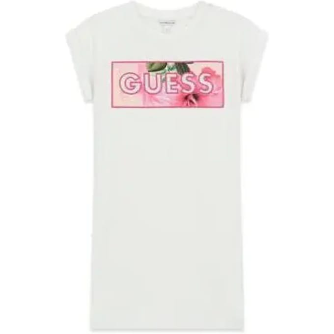 Meisjesjurk met lange mouwen Guess Terry