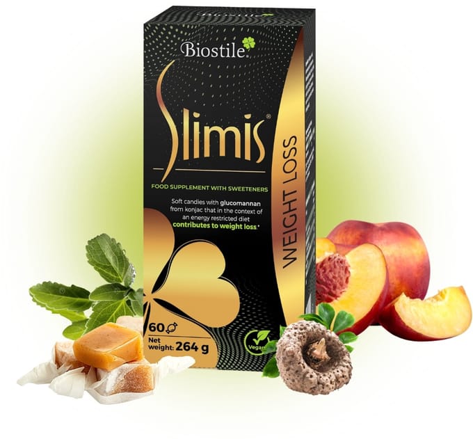 Biostile – Slimis – Suikervrije Glucomannan Gummies - 60 Stuks