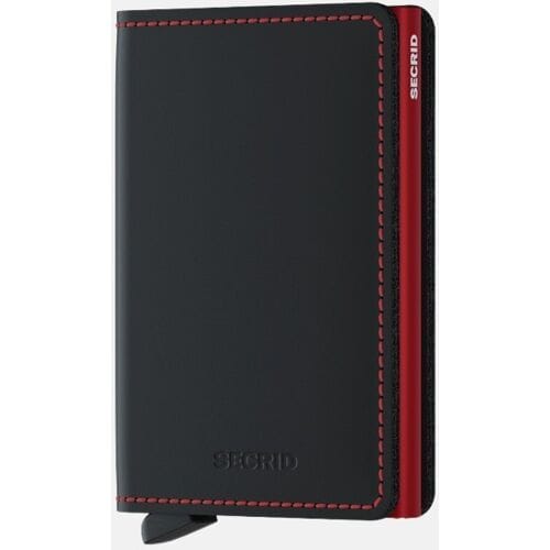 Secrid Slimwallet pasjeshouder matte black red