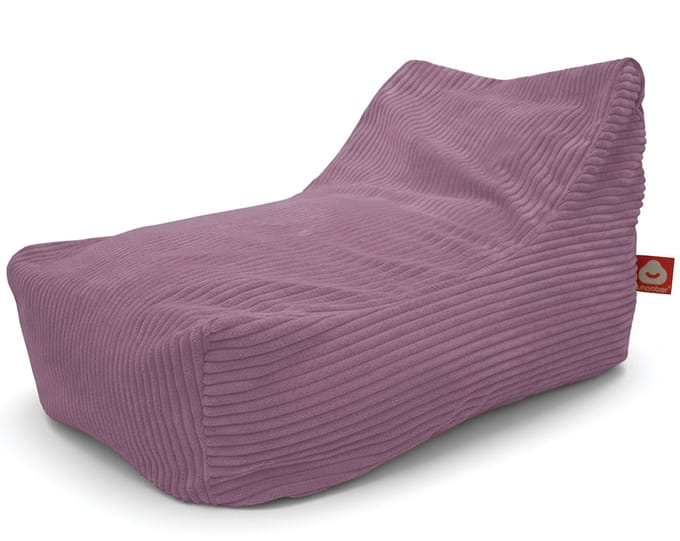 Whoober Bali – Lounge Zitzak – Paars dik ribfluweel – Comfortabel & Duurzaam