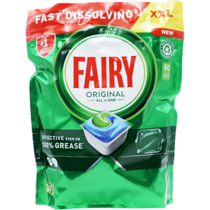 Fairy (Dreft) Original All In One Dishwasher Tablets 60 st