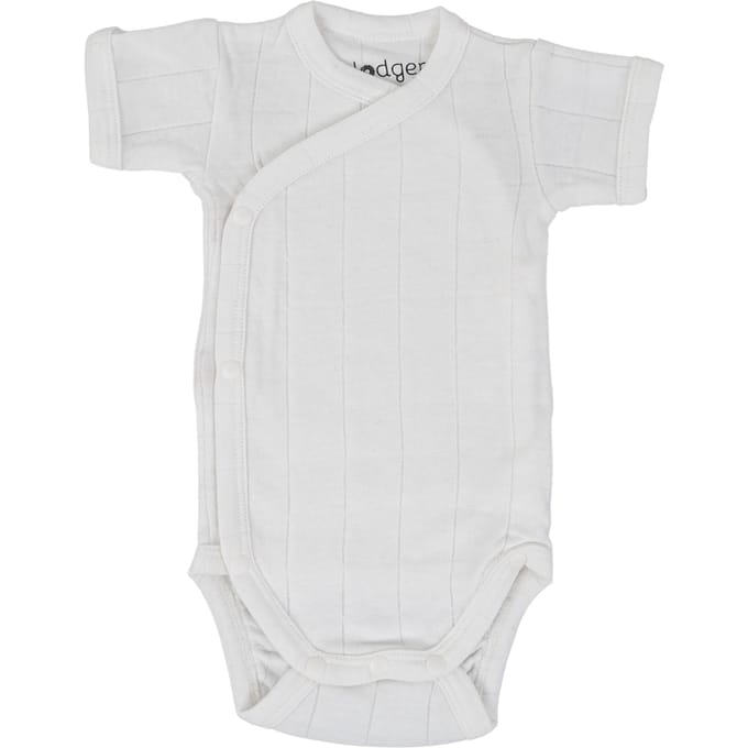 Babyromper aanbieding - Overslagromper - Korte mouwen - Maat 68 - Wit