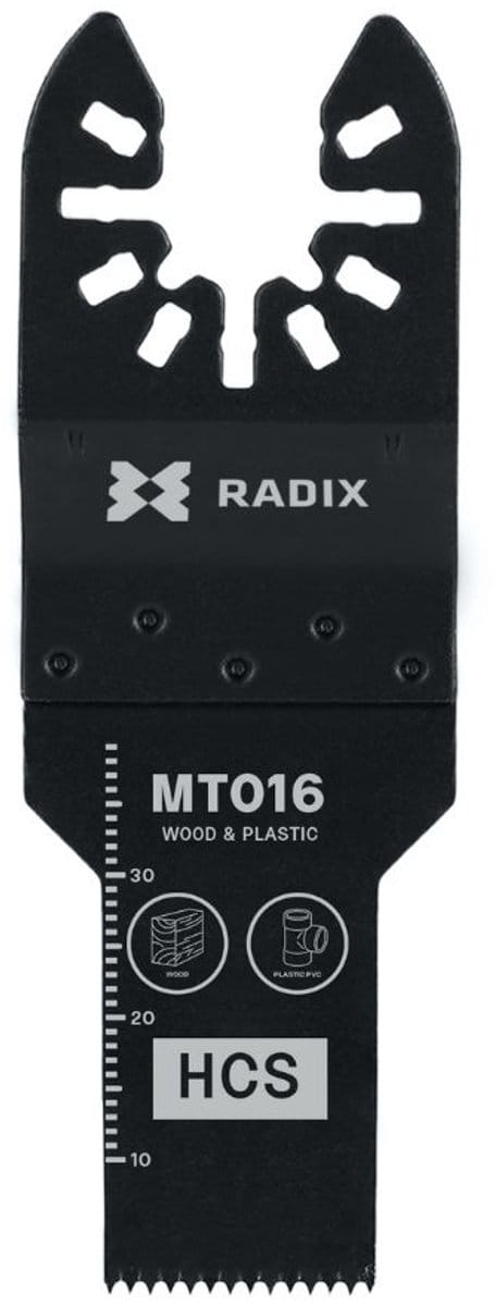 Radix - Multitool zaagblad - HCS - 18 tanden (1.4mm) - Gefreesd - 40x20mm