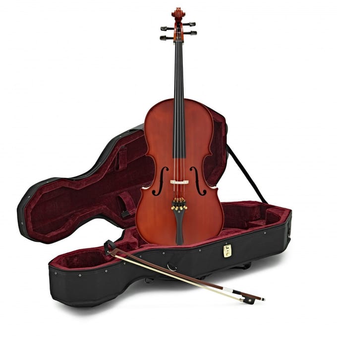 Student Plus 1/4 Cello met Koffer van Gear4music