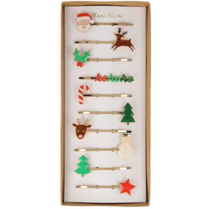 Meri meri kerst - haarschuifjes à 10 stuks