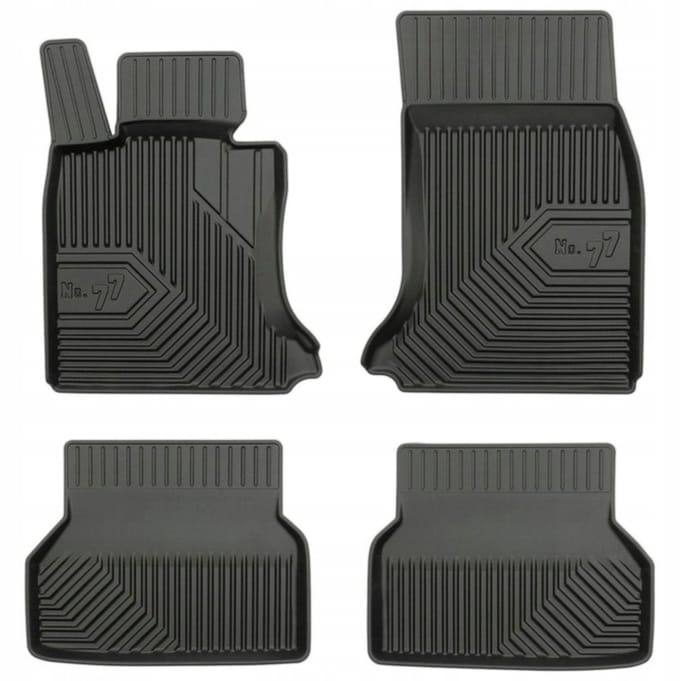 FROGUM No.77 - Automatten Set - BMW 5 E60 E61 automat - TPE rubber - 3D randbescherming - Duurzaam en geurloos
