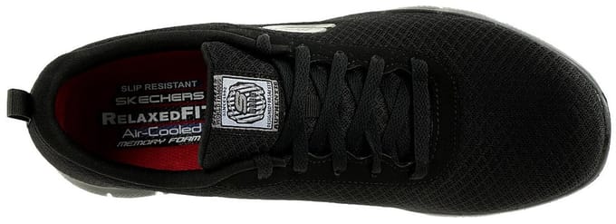 Skechers dames werkschoen WORK GHENTER BRONAUGH sneakers zwart
