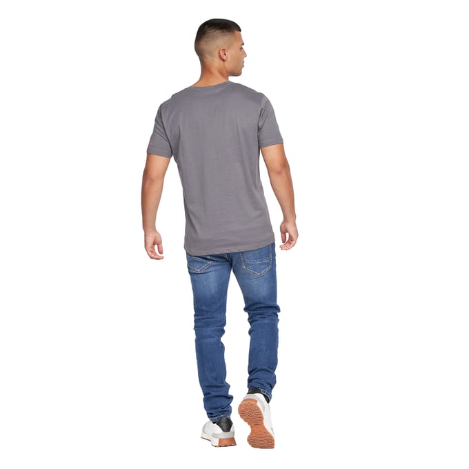 Crosshatch Heren Univarsity T-shirt (Pack Of 2) (Olijf/grijs)