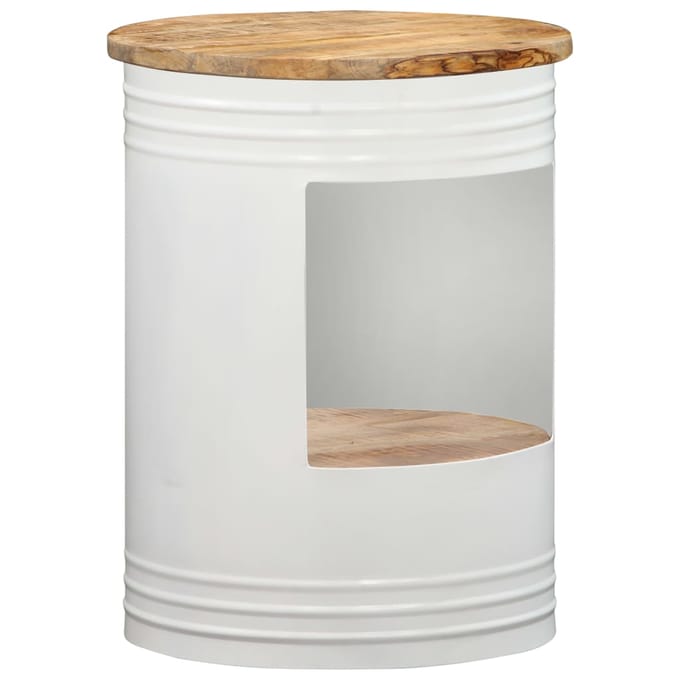 vidaXL - Salontafel - 43x55 - cm - massief - mangohout