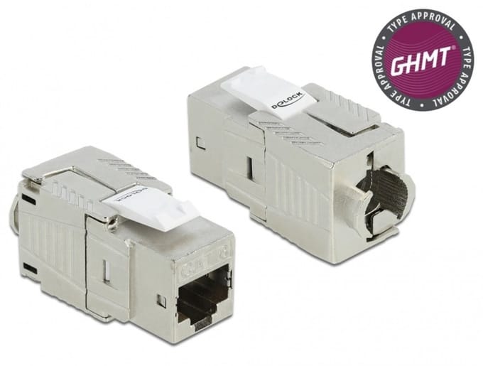Delock Keystone Module RJ45 jack Cat.8.1 toolfree