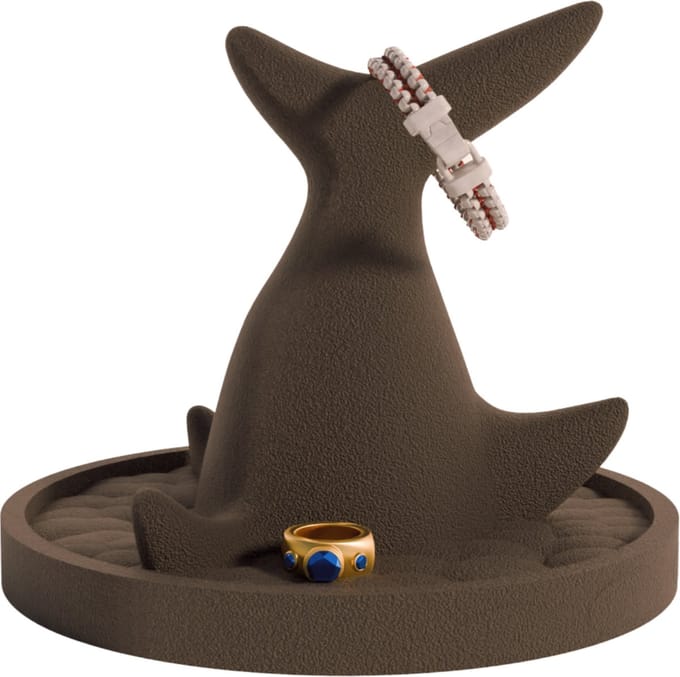 Fiastra Sieraden Organizer – Shark Design – Zwart