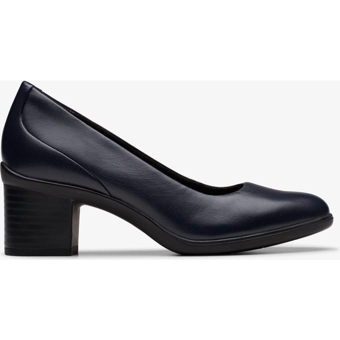 Shaya Poppy Navy Leather Schoenen