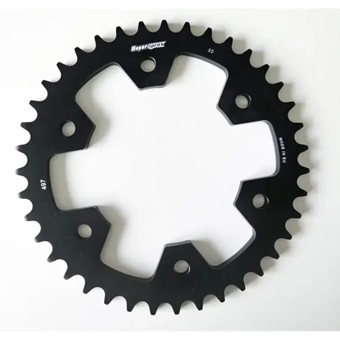 Moto aluminium kroon Supersprox 525 RAL-497:38
