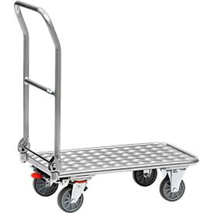 Aluminium inklapbare wagen, 720 x 450 mm