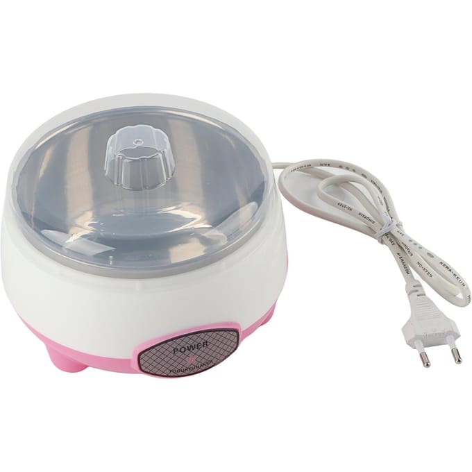 15W 1L Mini Yoghurtmaker 360 graden Verwarming Automatische Yoghurtmaker voor Thuis Roze gray