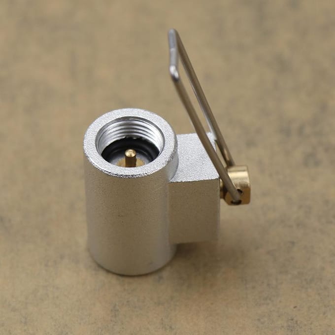 Platte gastankadapter Klepbus Gasconverter Shifter Campingcilinder Navuladapter Gas Refill Shifter