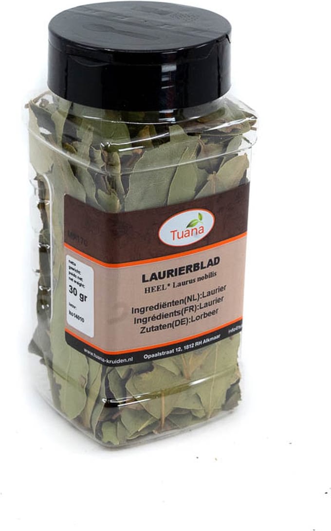 Tuana Kruiden - Laurierblad Heel - Strooibus 10 Gram - Tuanashop - MP-L-0006
