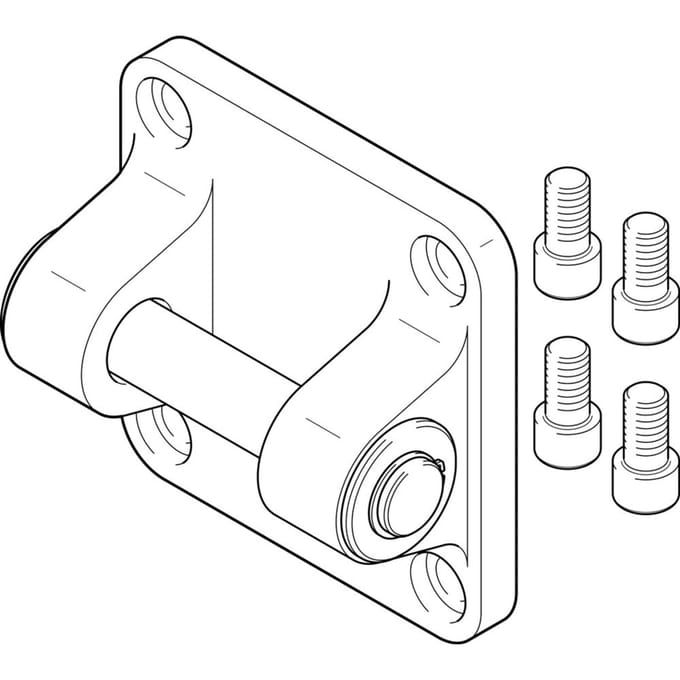 Festo Gaffel Flens Bouwgrootte 320 ISO 15552 - 157513 - P2GPU